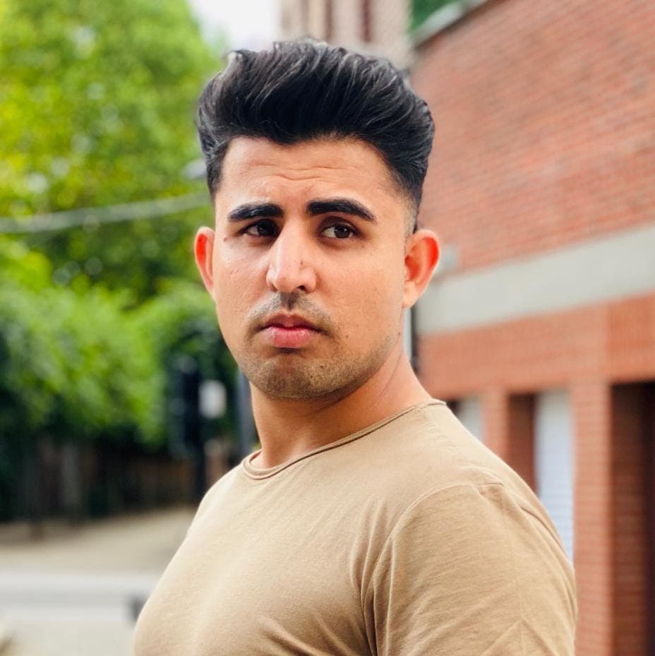 High-end male hairdressing editorial