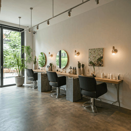 Tanha Hairstyling Salon Interior